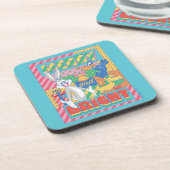 LOONEY TUNES™ | Vrolijk en helder kerstfeest Bier Onderzetter (Linkerzijde)