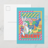 LOONEY TUNES™ | Vrolijk en helder kerstfeest Briefkaart (Voorkant / Achterkant)