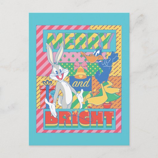 LOONEY TUNES™ | Vrolijk en helder kerstfeest Briefkaart (Voorkant)