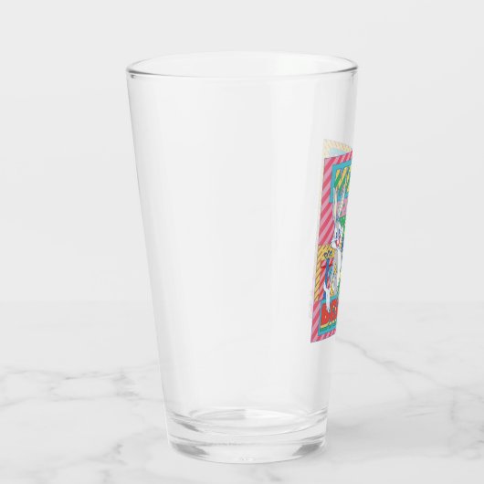 LOONEY TUNES™ | Vrolijk en helder kerstfeest Glas (Rechts)