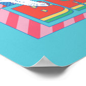 LOONEY TUNES™ | Vrolijk en helder kerstfeest Poster (Hoek)