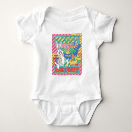 LOONEY TUNES™ | Vrolijk en helder kerstfeest Romper (Voorkant)