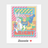 LOONEY TUNES™ | Vrolijk en helder kerstfeest Sticker (Vel)