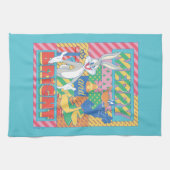 LOONEY TUNES™ | Vrolijk en helder kerstfeest Theedoek (Horizontaal)