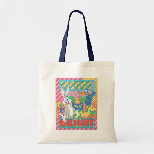 LOONEY TUNES™ | Vrolijk en helder kerstfeest Tote Bag (Voorkant)