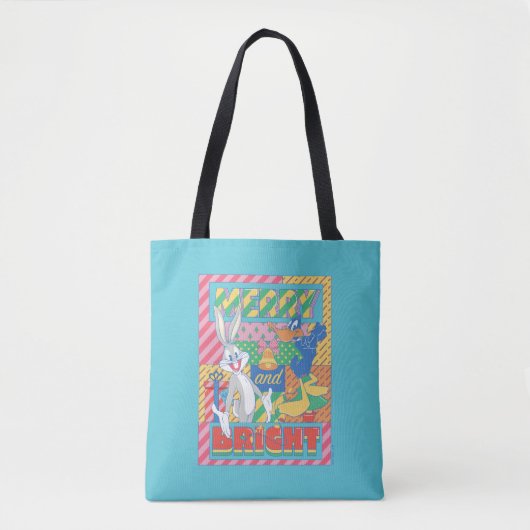 LOONEY TUNES™ | Vrolijk en helder kerstfeest Tote Bag (Voorkant)