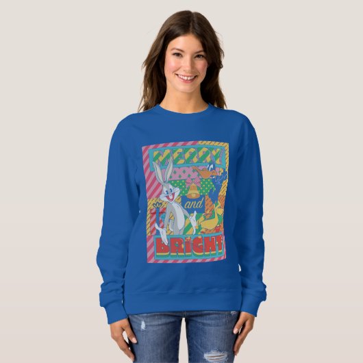 LOONEY TUNES™ | Vrolijk en helder kerstfeest Trui (Voorkant volledig)