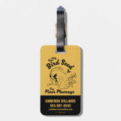 LOONEY TUNES™ | WEGRUNNER™-vogelzaad Bagagelabel (Achterkant verticaal)