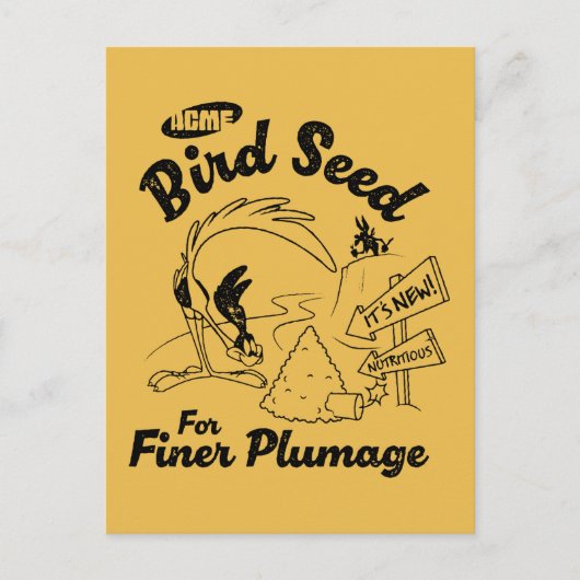 LOONEY TUNES™ | WEGRUNNER™-vogelzaad Briefkaart (Voorkant)