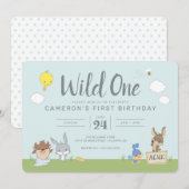 LOONEY TUNES™ | Wilde 1 - Eerste verjaardag Kaart (Voorkant / Achterkant)