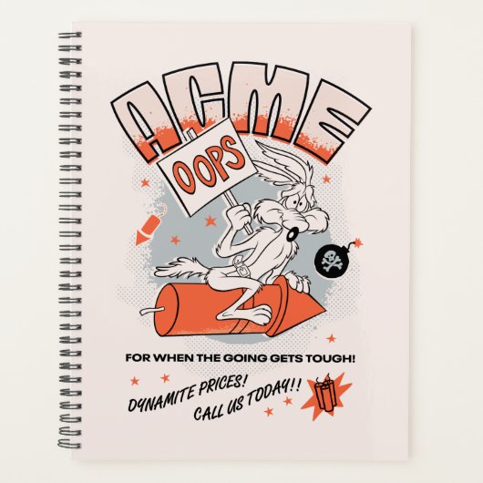 LOONEY TUNES™ | WILE E. COYOTE™ ACME Dynamite Planner (Voorkant)