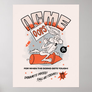 LOONEY TUNES™   WILE E. COYOTE™ ACME Dynamite Poster
