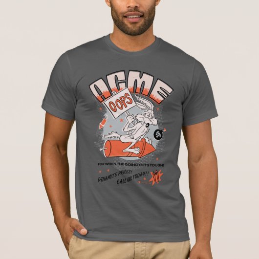 LOONEY TUNES™ | WILE E. COYOTE™ ACME Dynamite T-shirt (Voorkant)