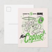 LOONEY TUNES™ | WILE E. COYOTE™ Acme Mini-Copter Briefkaart (Voorkant / Achterkant)