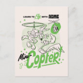 LOONEY TUNES™ | WILE E. COYOTE™ Acme Mini-Copter Briefkaart (Voorkant)