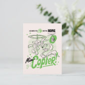 LOONEY TUNES™ | WILE E. COYOTE™ Acme Mini-Copter Briefkaart (Staand voorkant)