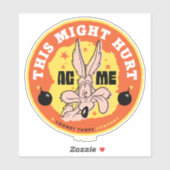 LOONEY TUNES™ | WILE E. COYOTE™ Dit kan pijn veroo Sticker (Vel)