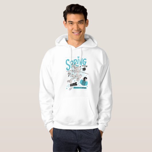 LOONEY TUNES™ | WILE E. COYOTE™ Spring in Action Hoodie (Voorkant volledig)