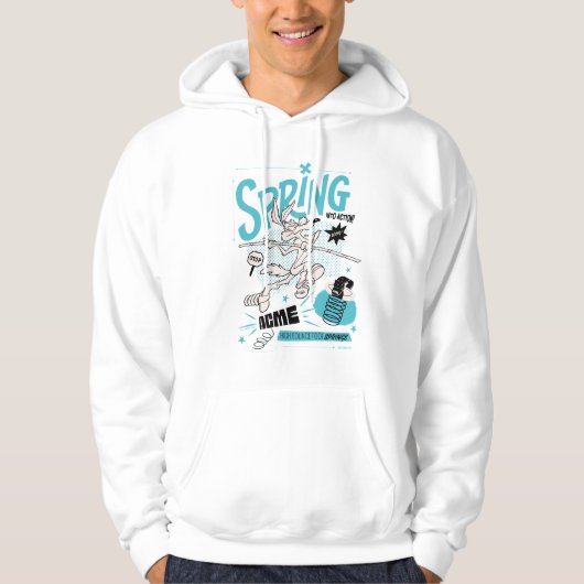 LOONEY TUNES™ | WILE E. COYOTE™ Spring in Action Hoodie (Voorkant)