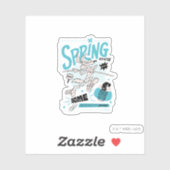 LOONEY TUNES™ | WILE E. COYOTE™ Spring in Action Sticker (Vel)