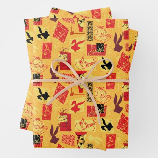 LOONEY TUNES™ | Year of the Rabbit Pattern Inpakpapier Vel (In situ)