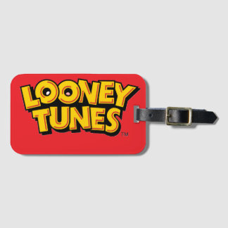 Looneytunes poster bagagelabel