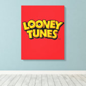 Looneytunes poster canvas afdruk (Insitu (Houten vloer))