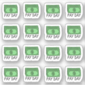 Loongedag Loonstrook Planner Financiën Tracker Pla Sticker (Voorkant)