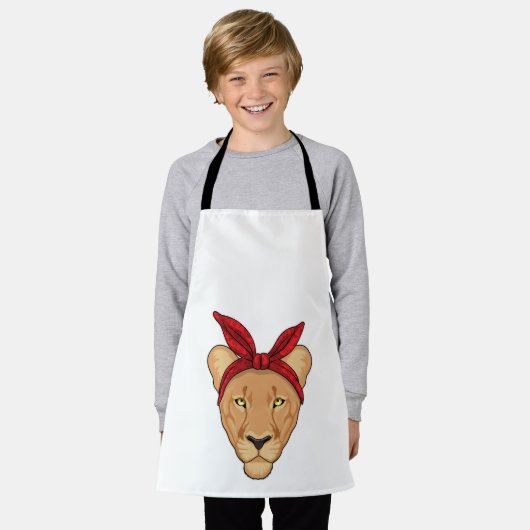 Loonheid met Bandana Schort (Gedragen)