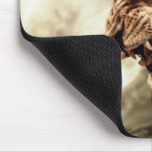 Loonheid tegen stormachtige hemel muismat (Hoek)