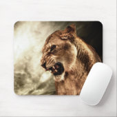 Loonheid tegen stormachtige hemel muismat (Met muis)