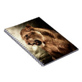 Loonheid tegen stormachtige hemel notitieboek (Rechterzijde)