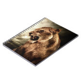 Loonheid tegen stormachtige hemel notitieboek (Linkerzijde)