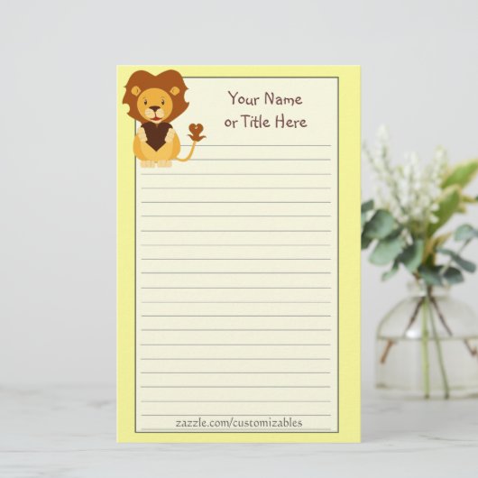 Loonhuis Briefpapier (Staand voorkant)