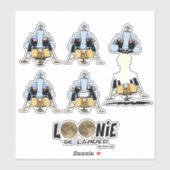 Loonie de Lander Sticker (Vel)