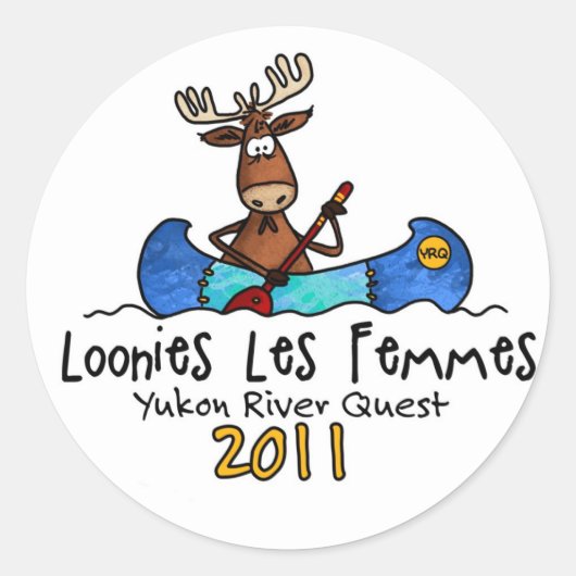Loonies les femmes YRQ stickers (Voorkant)