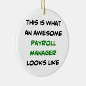 loonlijstmanager, geweldige keramisch ornament (Rechts)