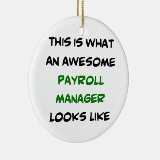 loonlijstmanager, geweldige keramisch ornament (Rechts)