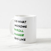 loonlijstmanager, geweldige koffiemok (Voorkant links)