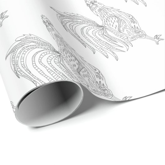 Loonnummer land cadeaupapier (Rol Hoek)