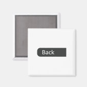 Loonoorlog - Bloemenwafel Magneet (Voorkant / Achterkant)