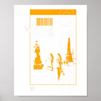 Loonoorlog - Graf Poster