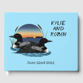 Loons Sunset Blue Gastenboek (Voorkant)