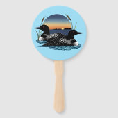 Loons Sunset Blue Handwaaier (Voorkant)