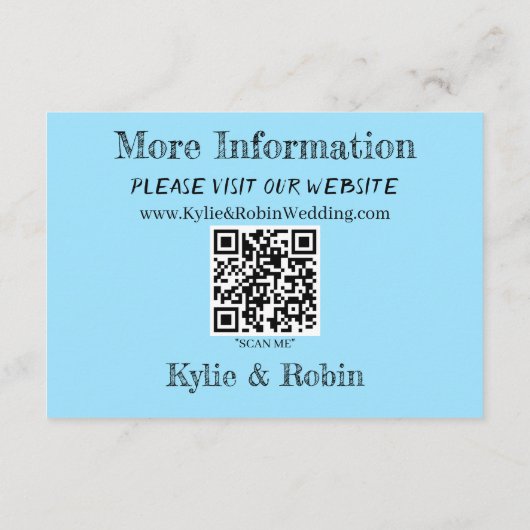 Loons Sunset Blue Informatiekaartje (Achterkant)