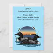 Loons Sunset Blue Kaart (Achterkant)