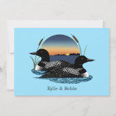 Loons Sunset Blue Kaart (Achterkant)