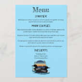 Loons Sunset Blue Menu (Voorkant)