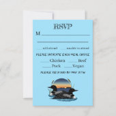 Loons Sunset Blue RSVP Kaartje (Voorkant)