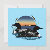 Loons Sunset Blue Save The Date (Achterkant)
